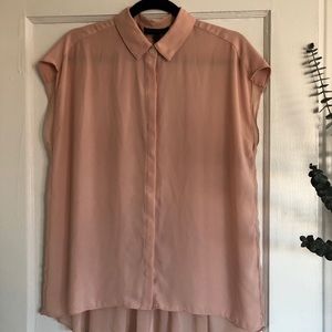 Banana Republic blush pink top